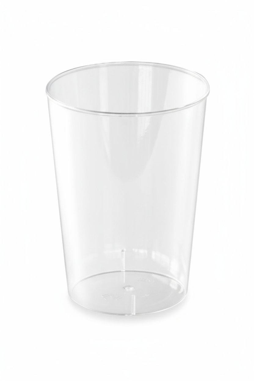 Photo studio verrine plastique 10 cl transparente