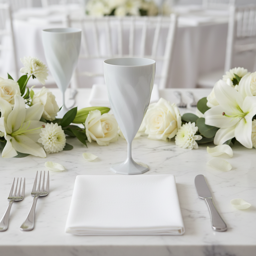 Table marbre mariage argent