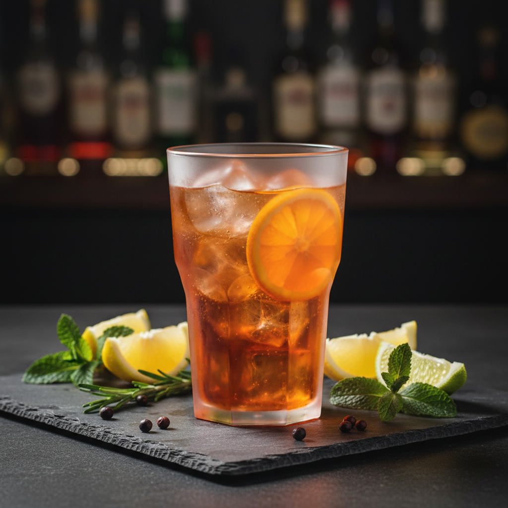 Verre Granity givré Aperol ardoise