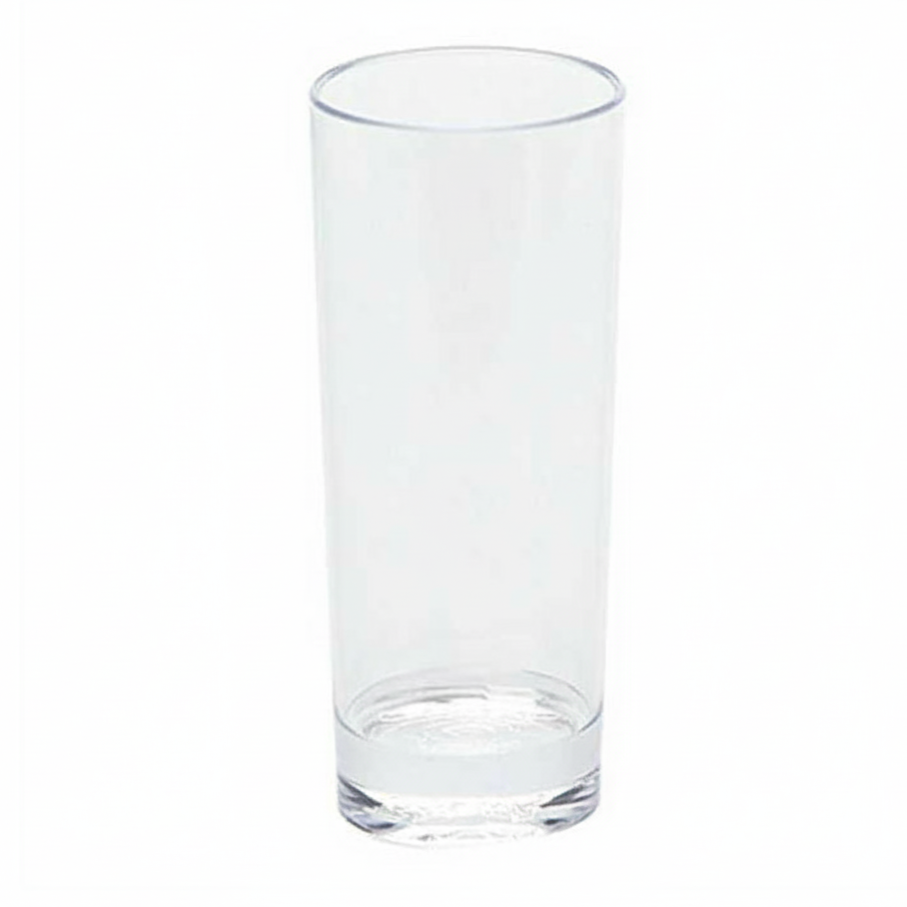 Verre tumbe transparent 30cl de qualité studio, design épuré et réutilisable