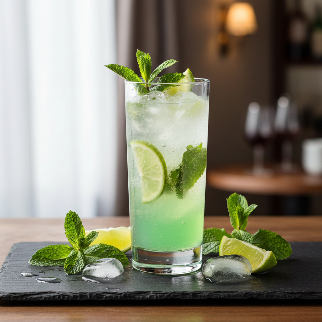Verre tubo mojito ardoise