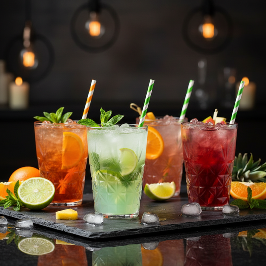 Verres granités SAN cocktails ardoise