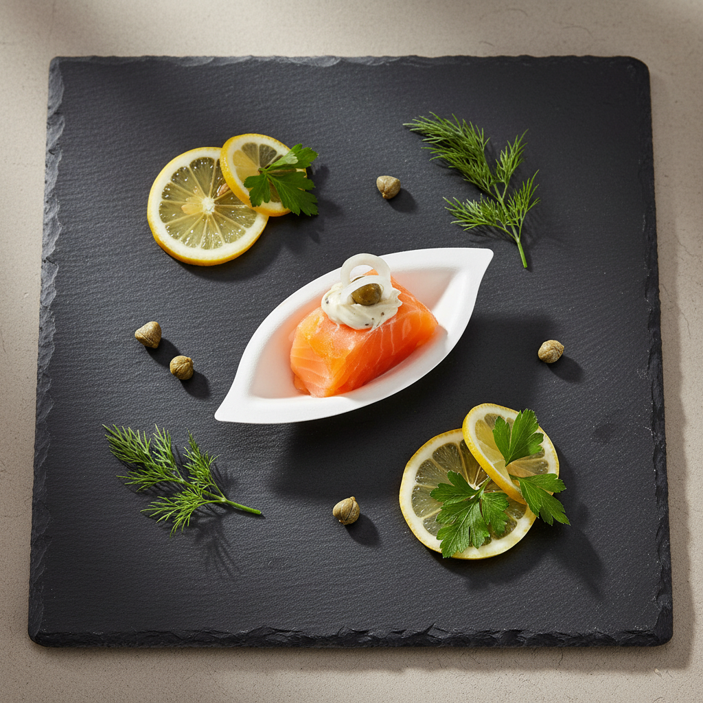 Verrine sur ardoise